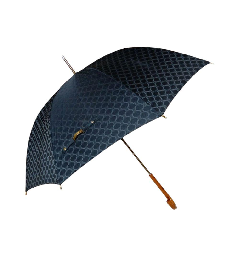 セリーヌ CELINE 長傘雨傘 マカダム　ムーンバット 晴雨兼用