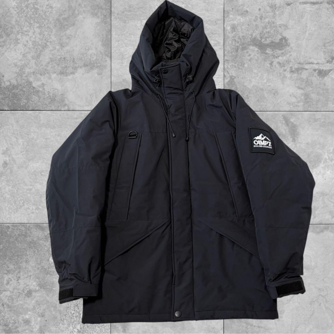 未使用級✨️Camp7 メンズ ダウンジャケット コンビダウン ブラック 黒