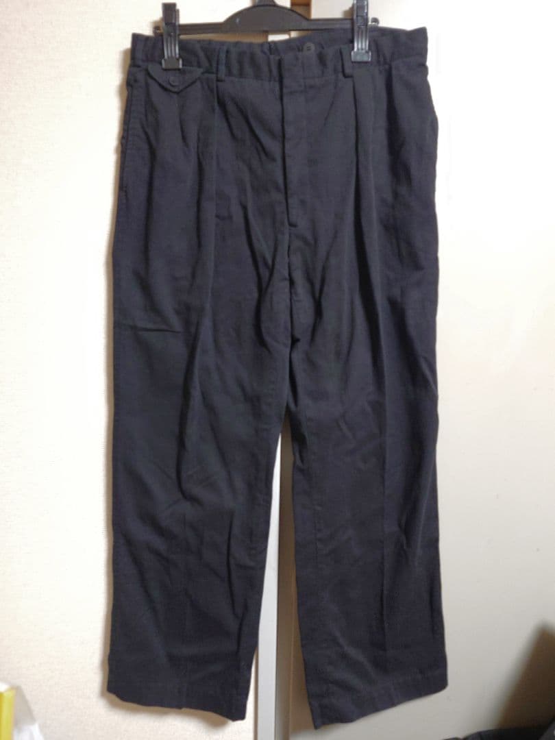 k*k様 W37L32 Super Black ポロチノ 2タックパンツ any