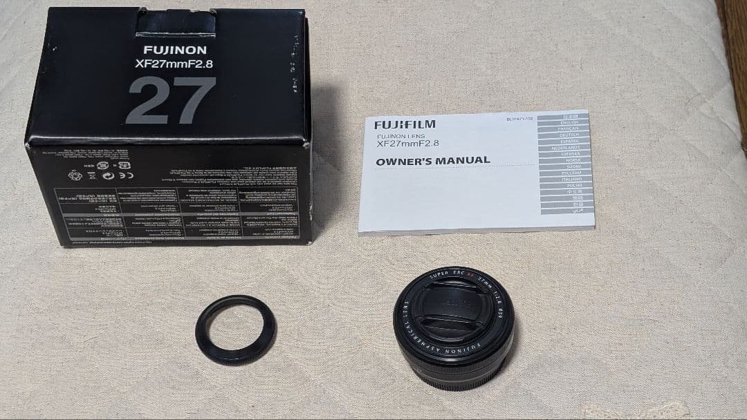 FUJIFILM XF27mmF2.8 単焦点レンズ