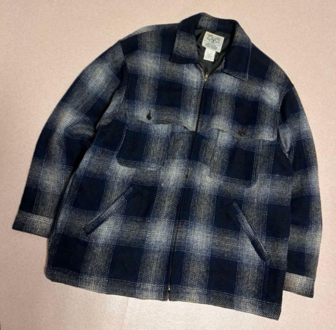 90s USA製 HOUSTON Ombre Check CPO Jacket