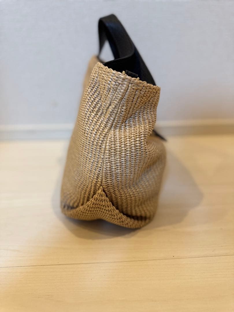 【値下げ！】VIOLAd’OROイタリアンラフィアシート2WAY トートバッグ