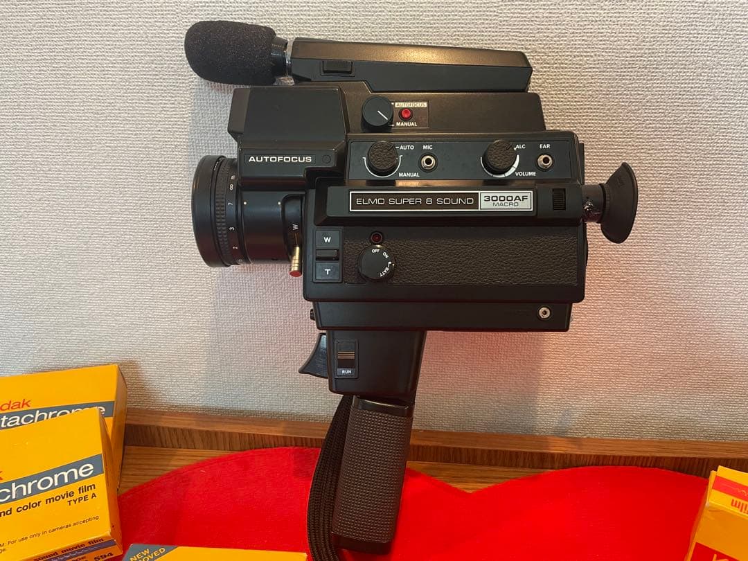 ELMO SUPER 8 SOUND 3000AF 本体 フィルム4本付き