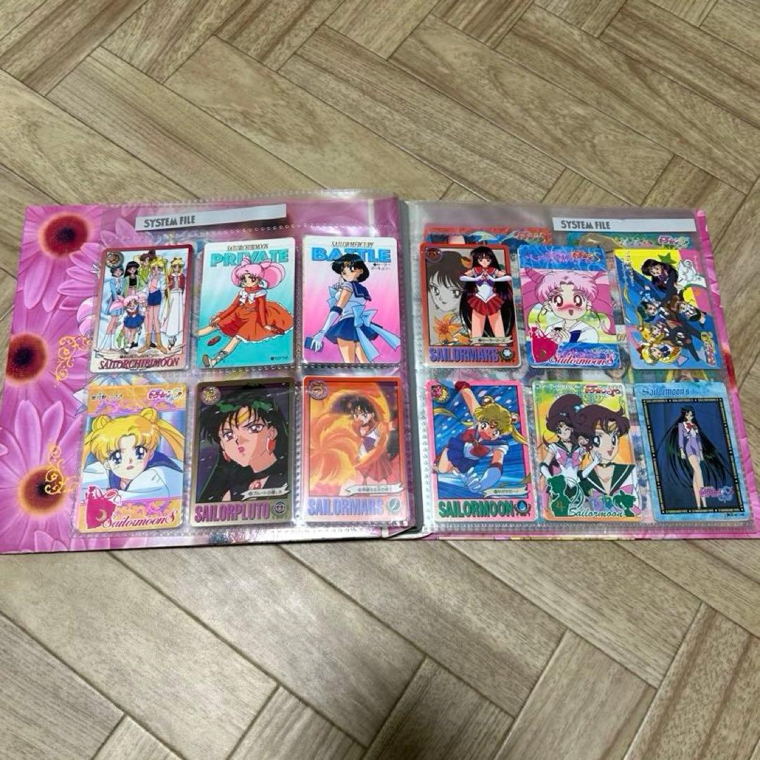 本日最終値下げ！セーラームーン カードダス　ファイル3個　約100枚セット