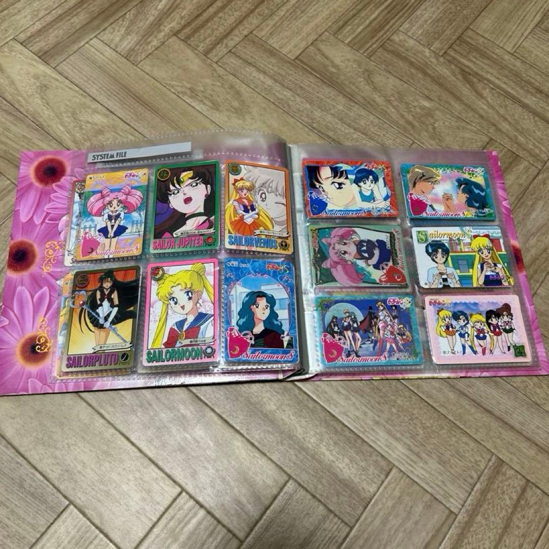 本日最終値下げ！セーラームーン カードダス　ファイル3個　約100枚セット