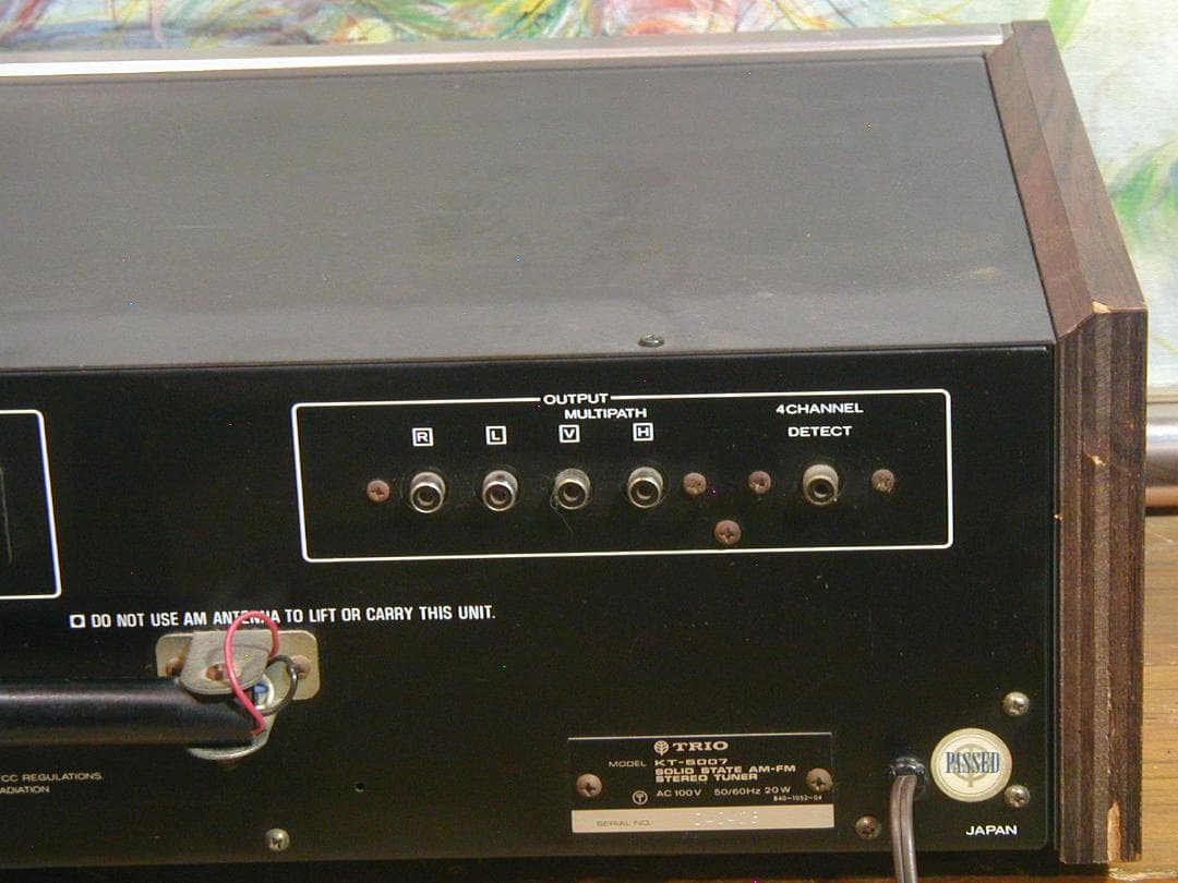 ★TRIO KT-5007 FM/AMチューナー。トリオ　ケンウッド