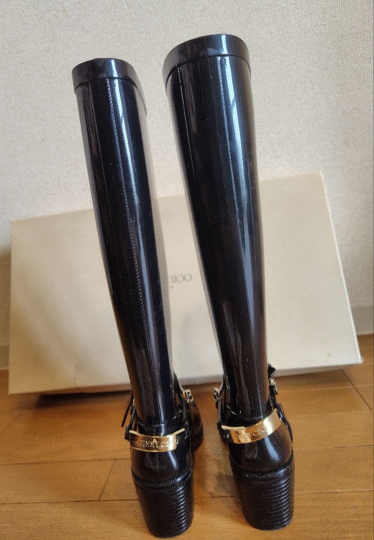 ◎最終セール　極美品【JIMMY CHOO】ブラック長靴 38