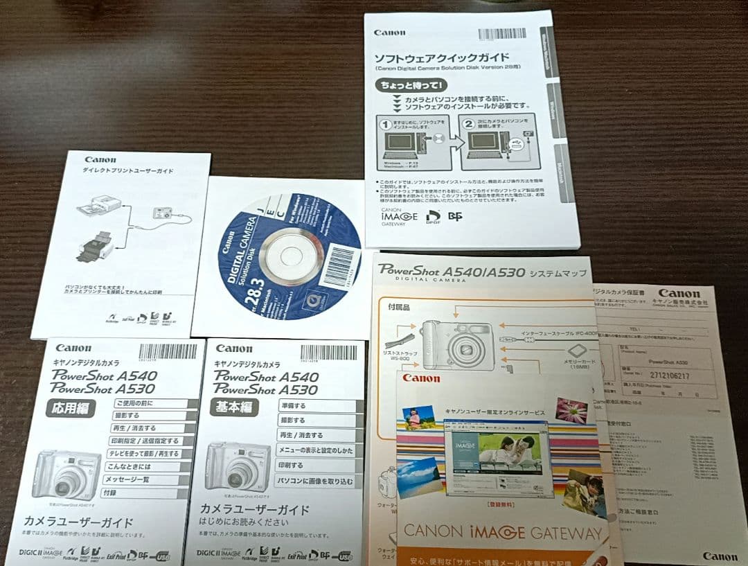 【ジャンク品】Canon PowerShot A530 デジタルカメラ