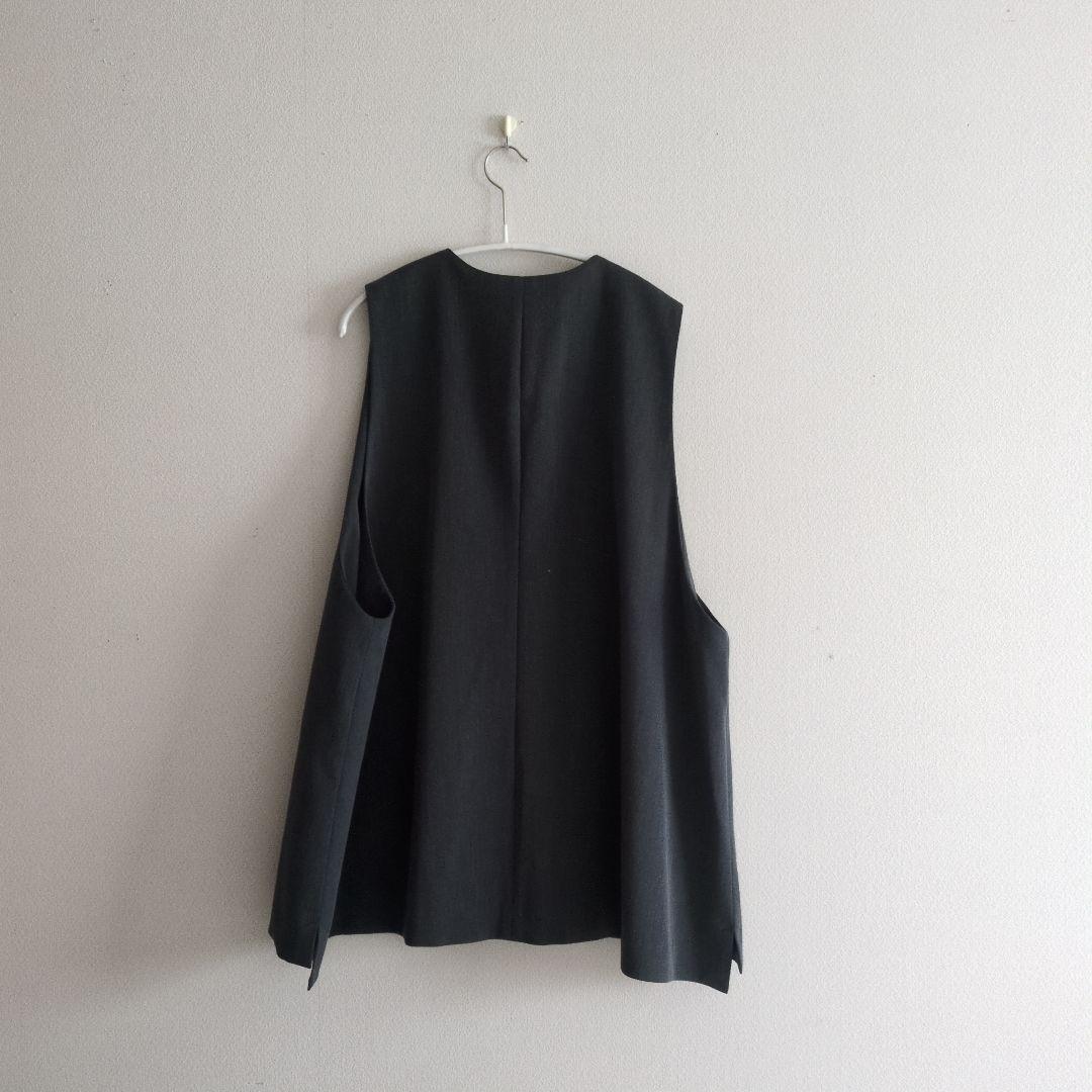 mizuiroind ディープVネックワイドベスト