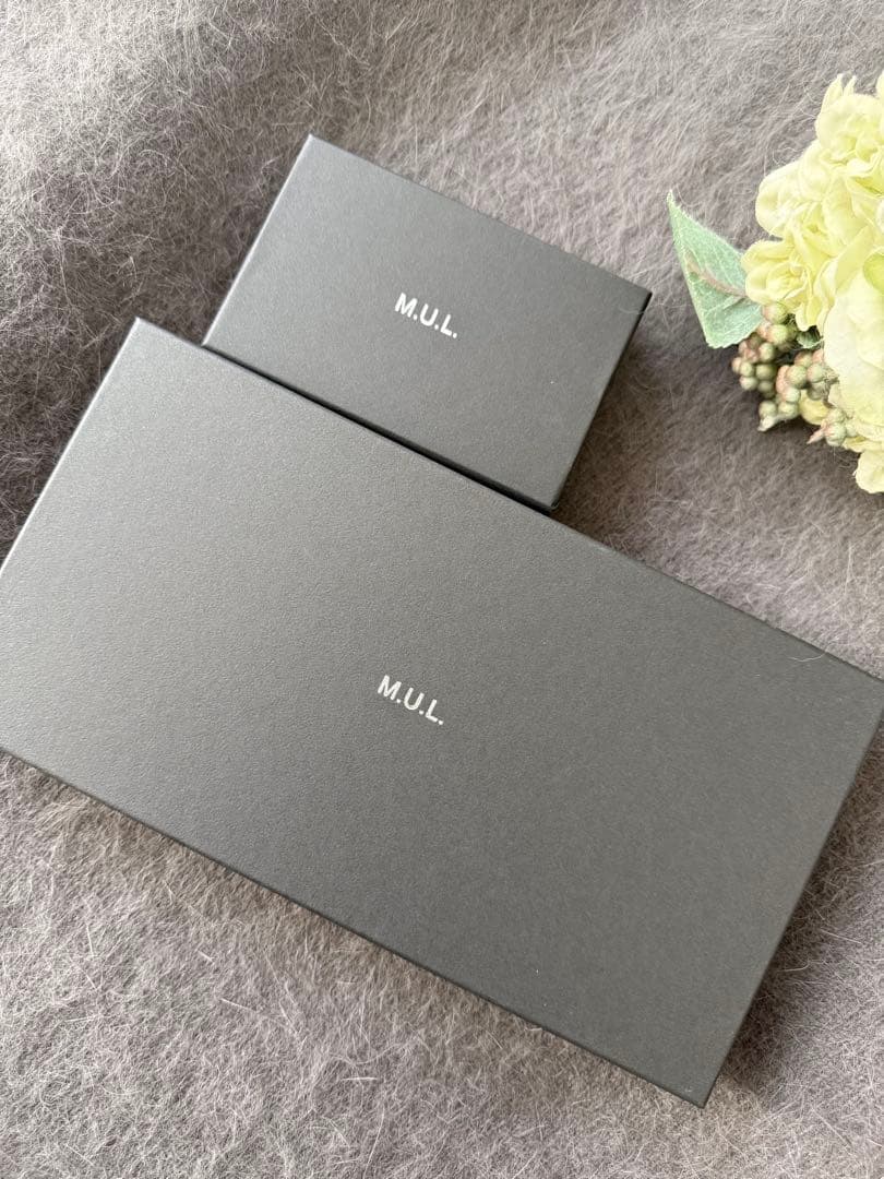 新品 【MUL京都】エムユーエル M.U.L クロコ型押し がま口 限定 セット