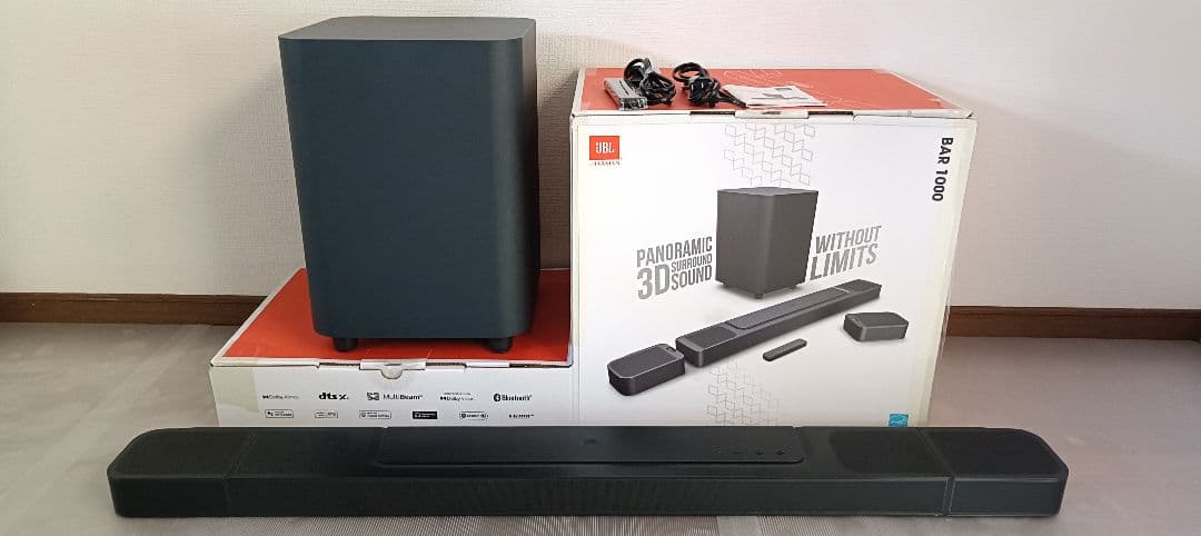 早いもの勝ち！！　JBL BAR 1000 サウンドバー/Dolby Atmos