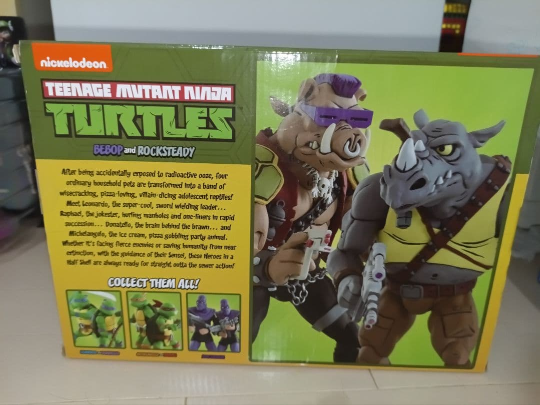 NECA ネカ タートルズ フィギュア ビーバップ&ロックステディ TMNT