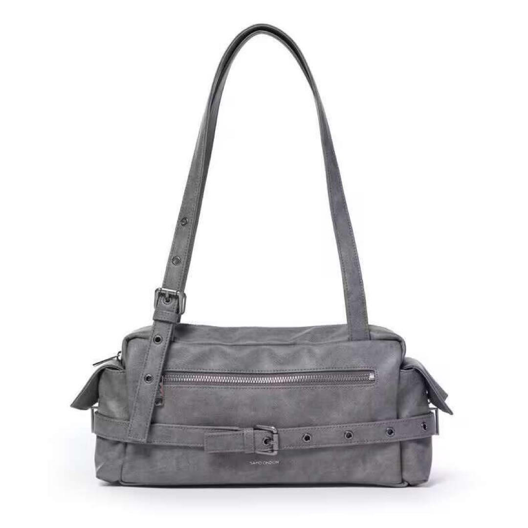 samo ondoh グレー ショルダーバッグ