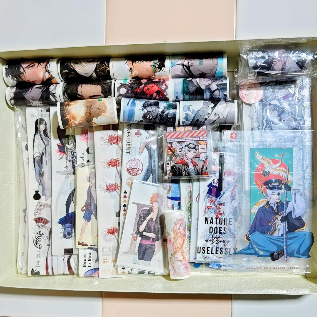 海外マスキングテープ　人物マステ　男の子　まとめ売り　新品1個　中古33個　他