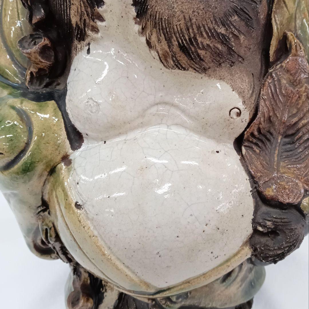 信楽焼　たぬきの置物　仙人たぬき　希少品　珍しい　珍品　レア