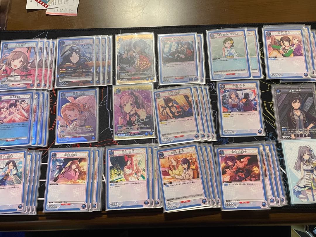 【ユニオンアリーナ】シャニマス　アンティーカ　デッキ　パラレルとスリーブ付