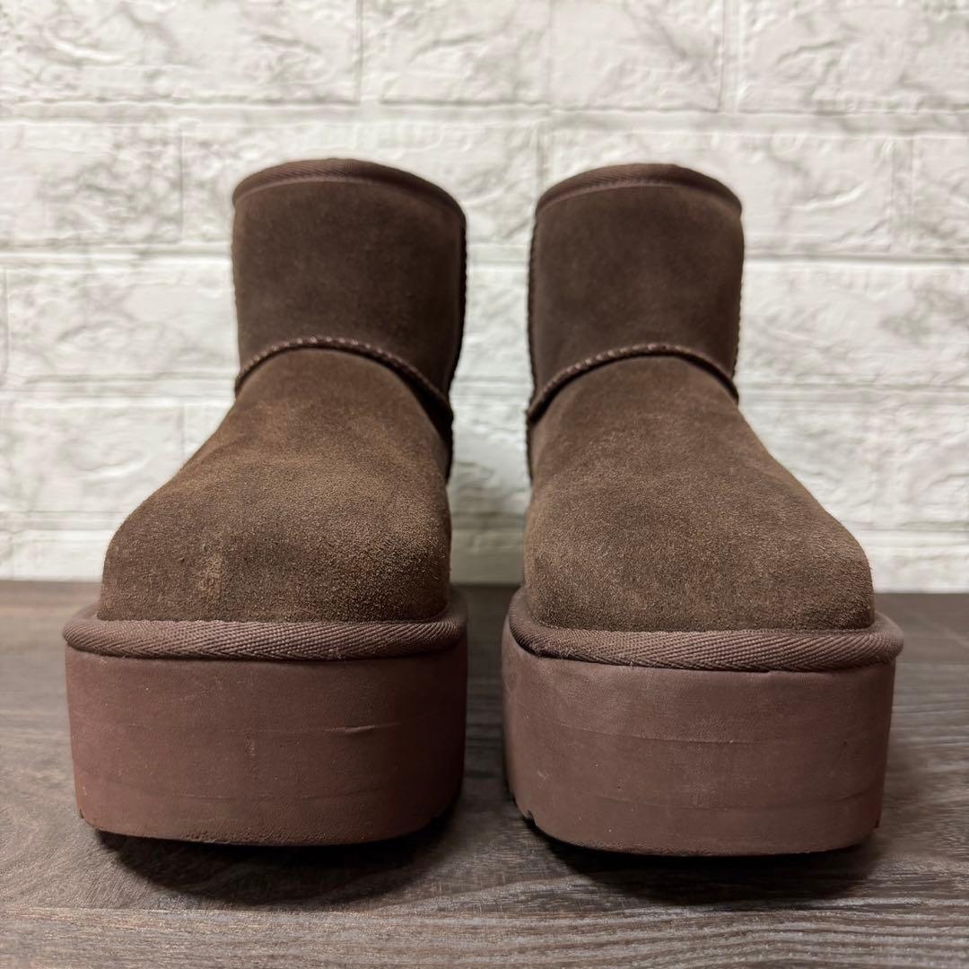 UGG クラシックミニ プラットフォーム ブラウン 25cm