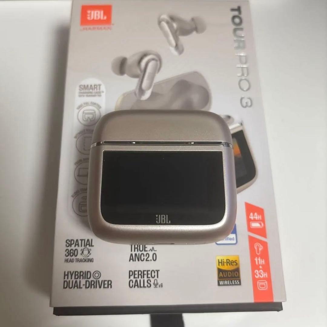 【美品】　JBL tour pro 3 ラテ