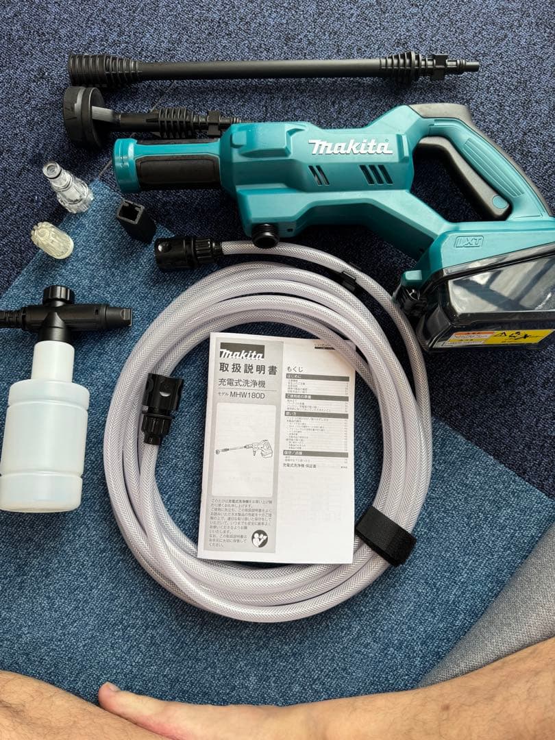 マキタ 18V 充電式洗浄MHW180DZ中古！本体のみです。