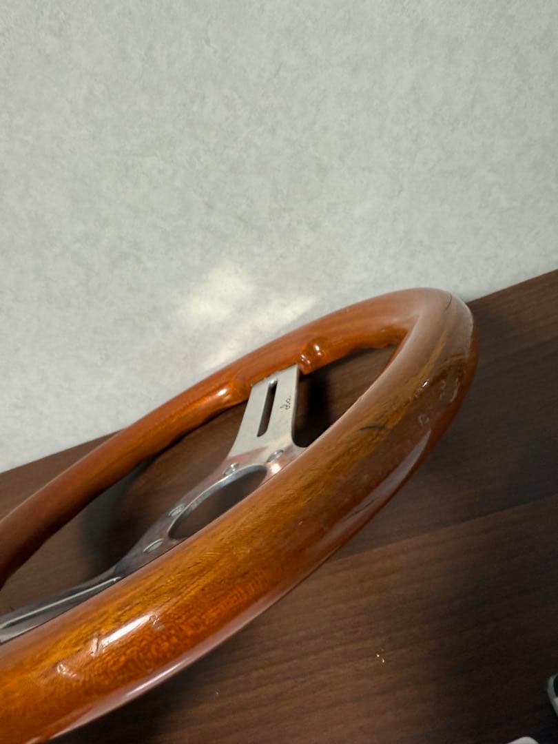 値下げしました　オバ　28パイ　ステアリング　当時物