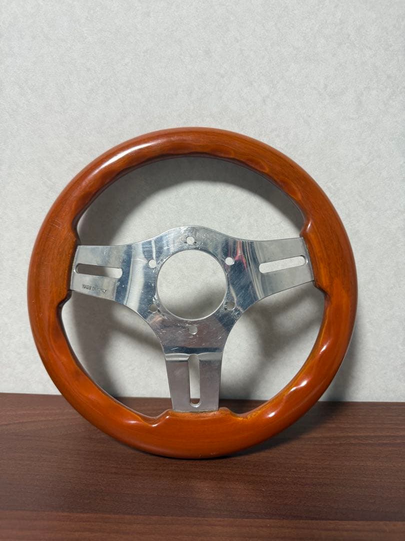 値下げしました　オバ　28パイ　ステアリング　当時物
