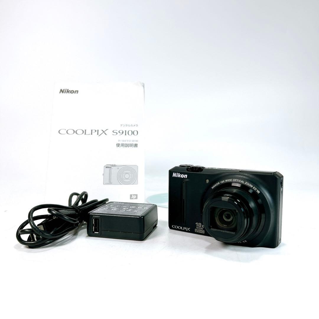 Nikon COOLPIX S9100 ブラック デジタルカメラ 現状品
