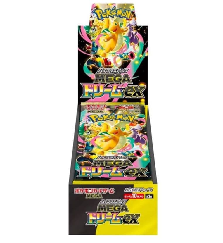 ポケモンカードゲーム MEGAドリームEX シュリンク付き1BOXポケセン産