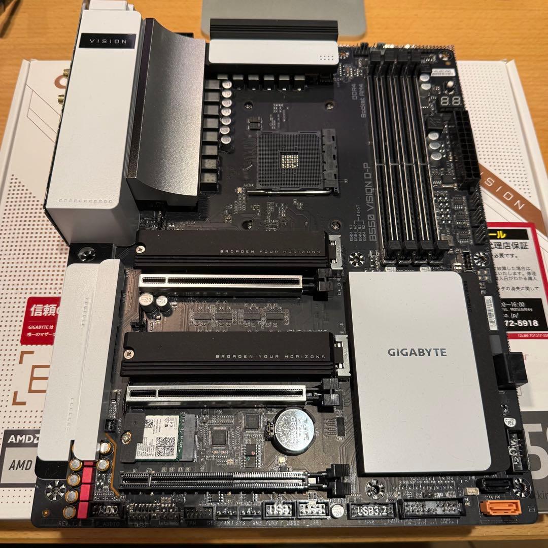 マザーボード GIGABYTE B550 VISION D-P
