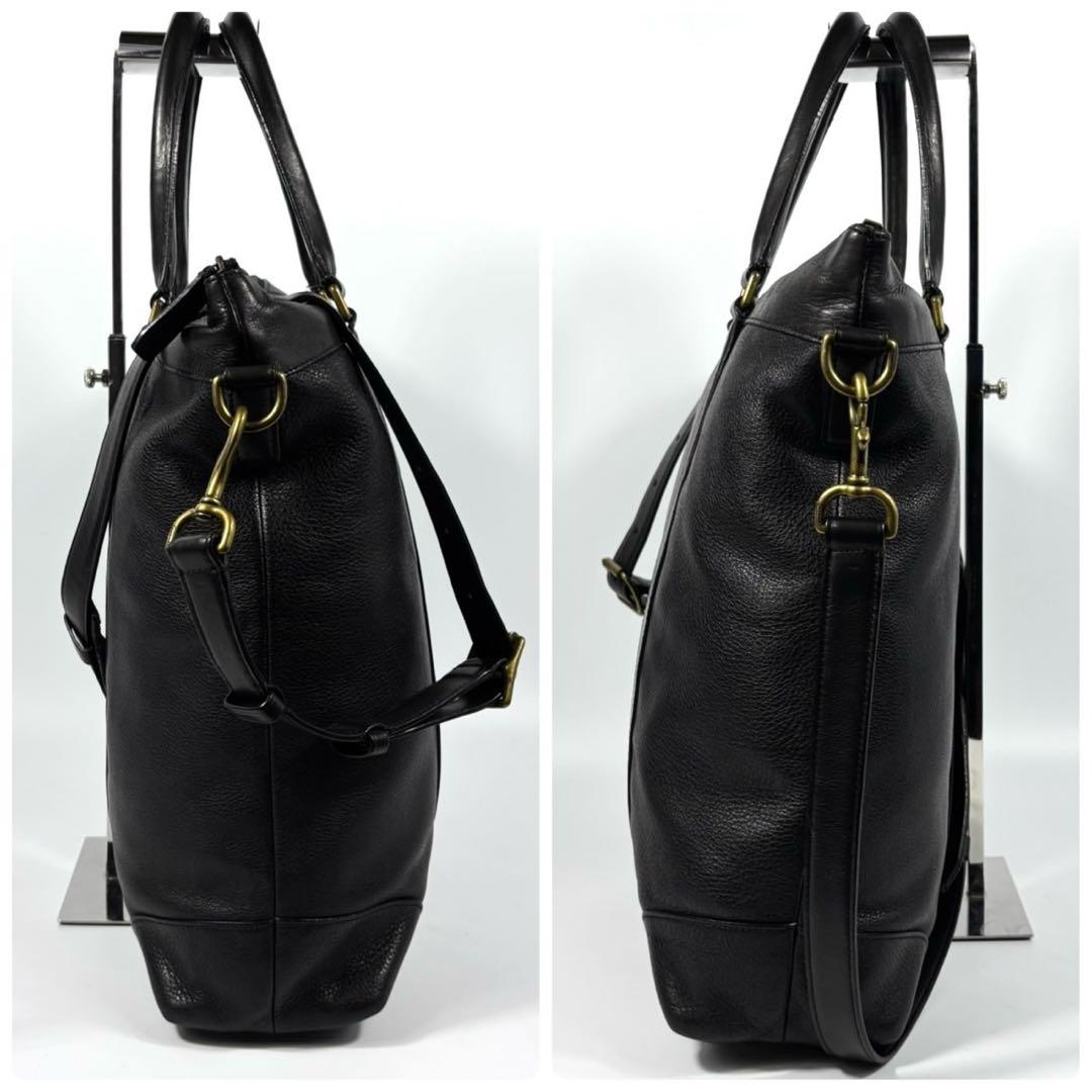 ✨美品✨コーチ ビジネスバッグ クロスビー 2way A4可 本革 ブラック