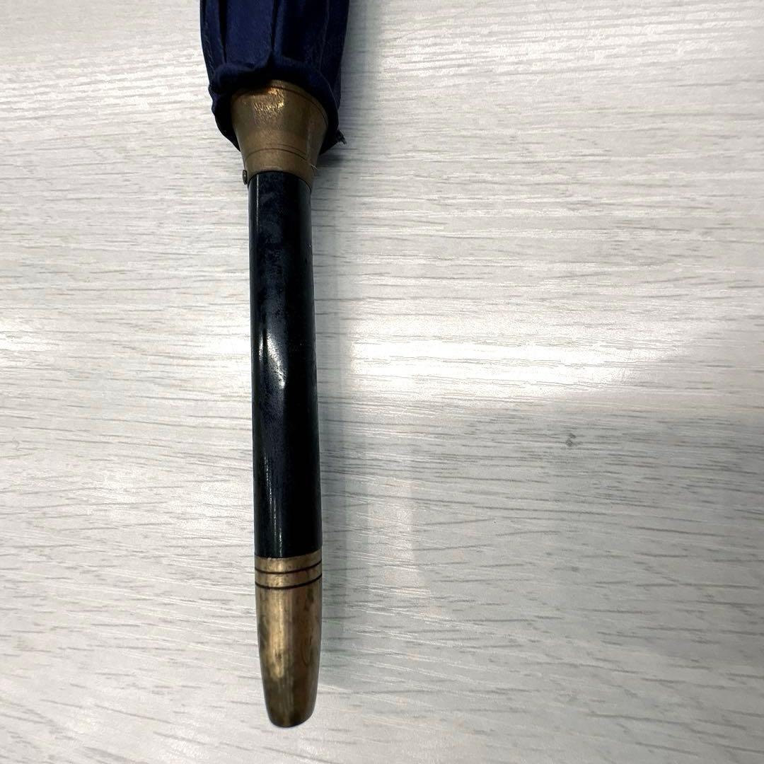 ヴィンテージ✨️未使用✨️FENDI フェンディ　雨傘　FFロゴ 花柄 ネイビー