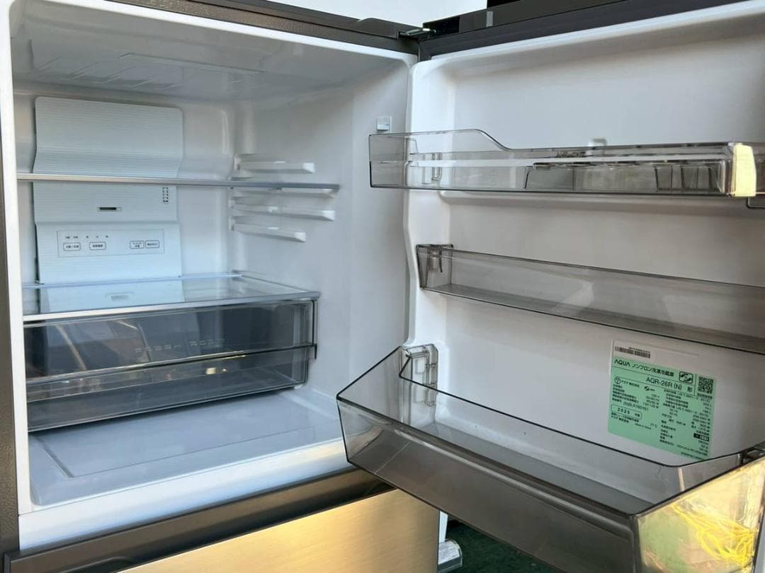 【完動品】AQUA アクア 冷凍冷蔵庫 FREEZIA+ AQR-26R