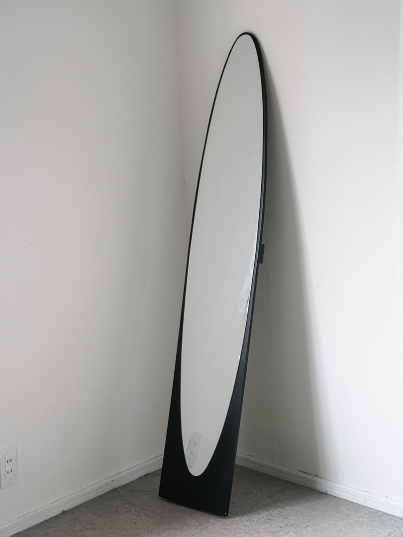 80-90's ヴィンテージ スタンドミラー/姿見 ポストモダン スペースエイジ