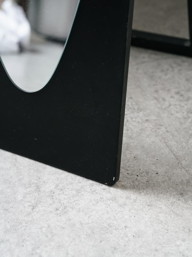 80-90's ヴィンテージ スタンドミラー/姿見 ポストモダン スペースエイジ