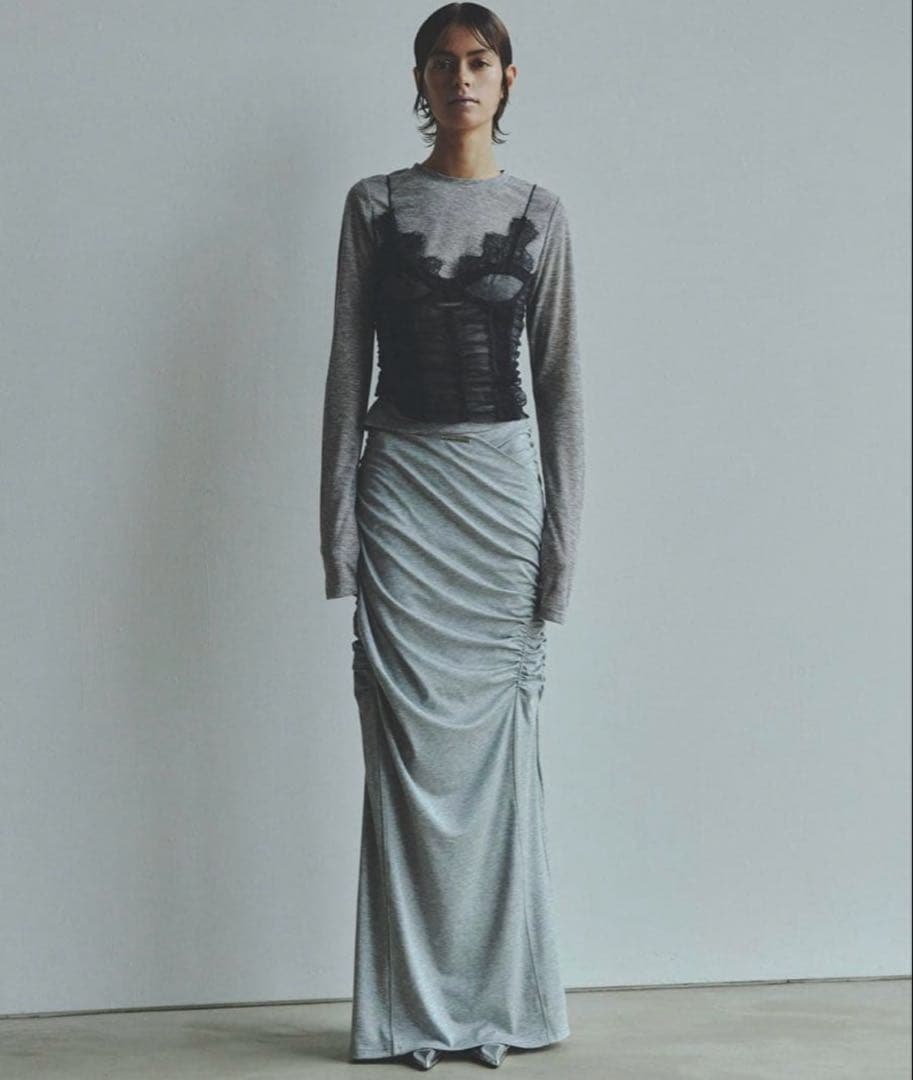 PRANK PROJECT シースルービスチェレイヤードトップ