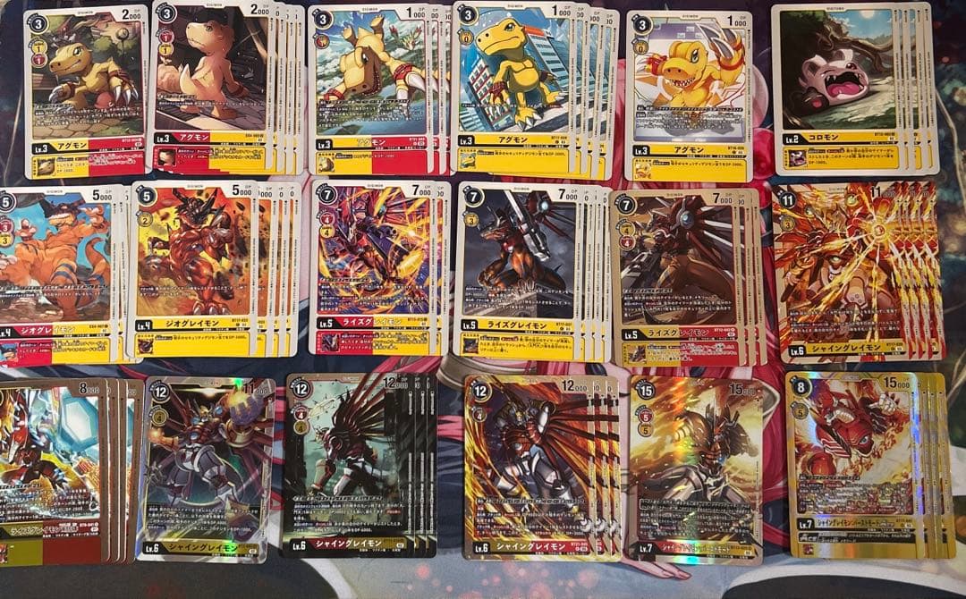 ⭐︎最終値下げ⭐︎シャイングレイモンデッキ+デッキパーツ　デジモンカード