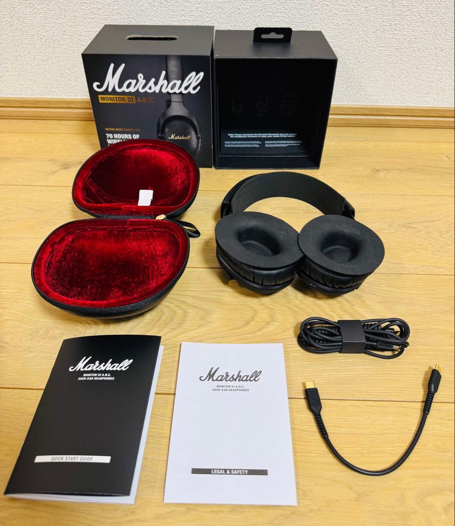 美品Marshall Monitor III A.N.C.&EarProfit付