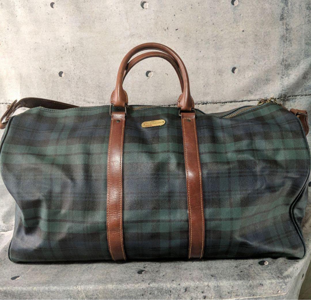POLO RALPH LAUREN　ヴィンテージPVCレザーボストンバッグ大型