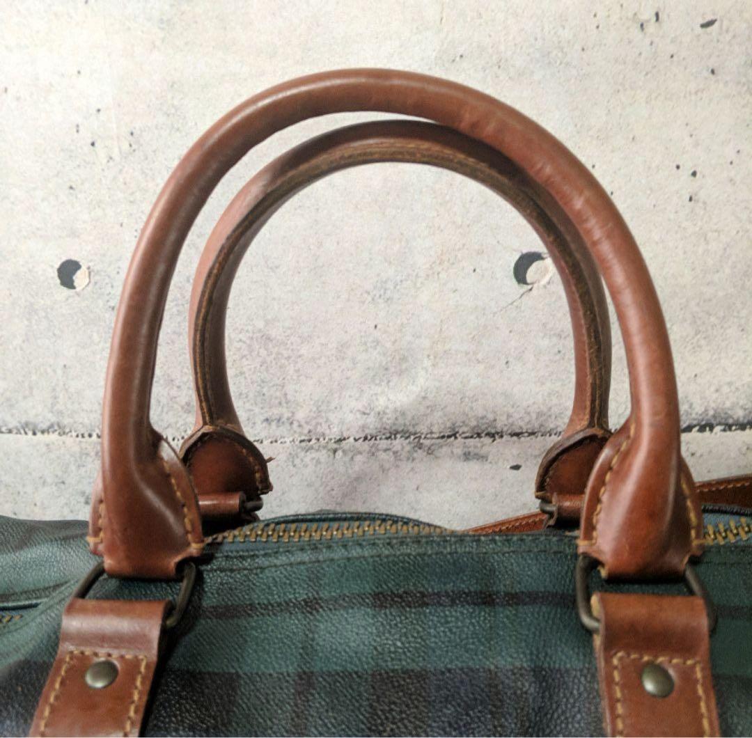 POLO RALPH LAUREN　ヴィンテージPVCレザーボストンバッグ大型