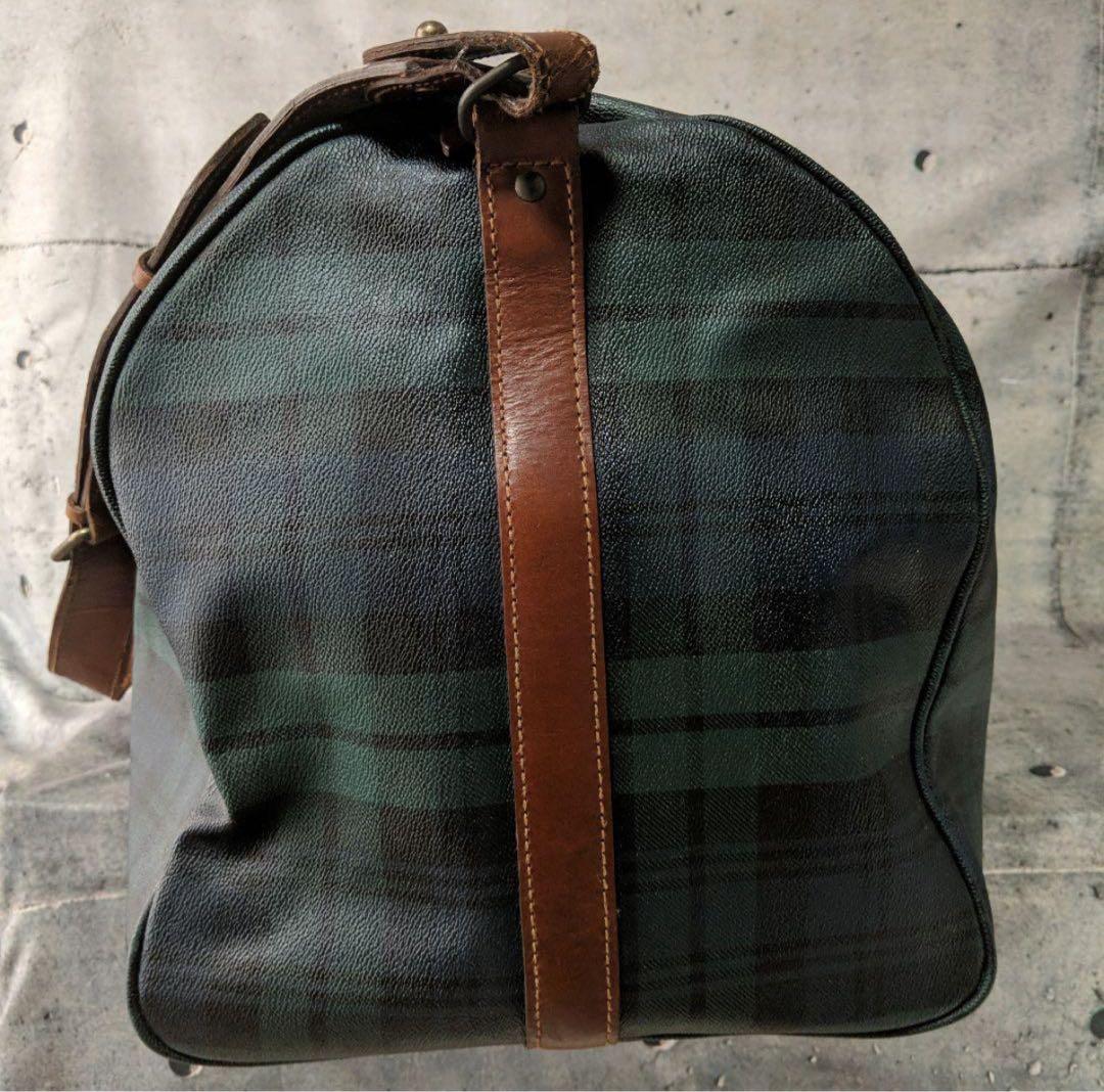 POLO RALPH LAUREN　ヴィンテージPVCレザーボストンバッグ大型