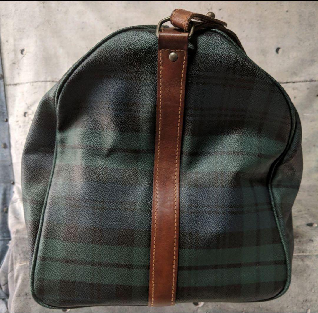 POLO RALPH LAUREN　ヴィンテージPVCレザーボストンバッグ大型