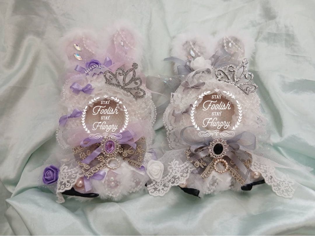 A.♡様ぬい服ふわふわうさ耳お座り着ぐるみ にじぱぺ ちびぐるみ いつぬい