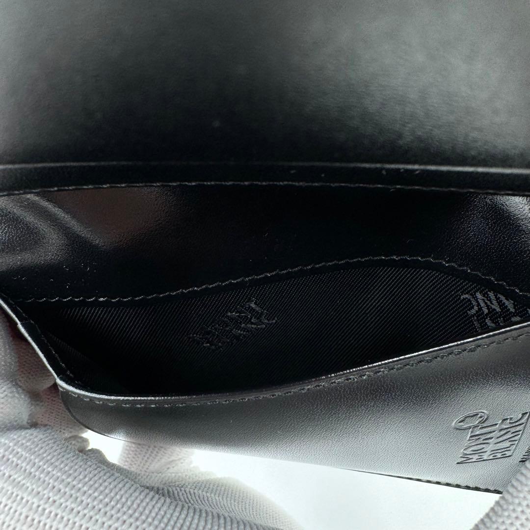 新品✨MONTBRANC 名刺入れ　本革　ブラック　付属品完備