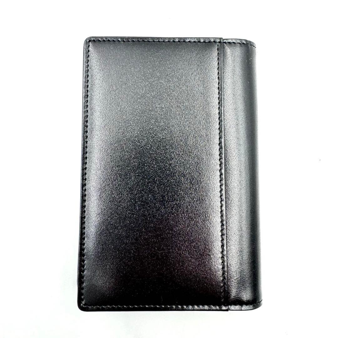 新品✨MONTBRANC 名刺入れ　本革　ブラック　付属品完備