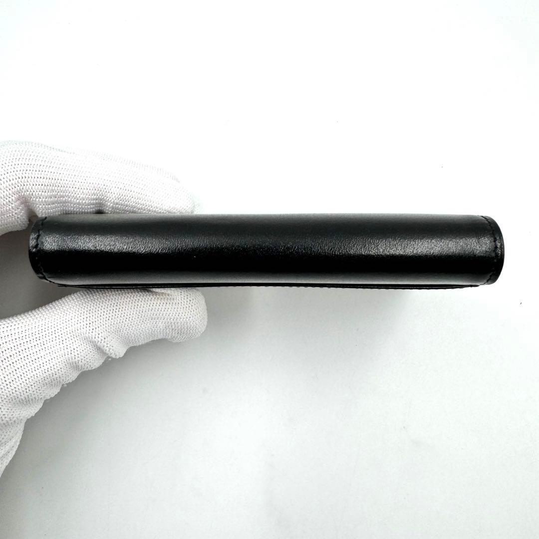 新品✨MONTBRANC 名刺入れ　本革　ブラック　付属品完備