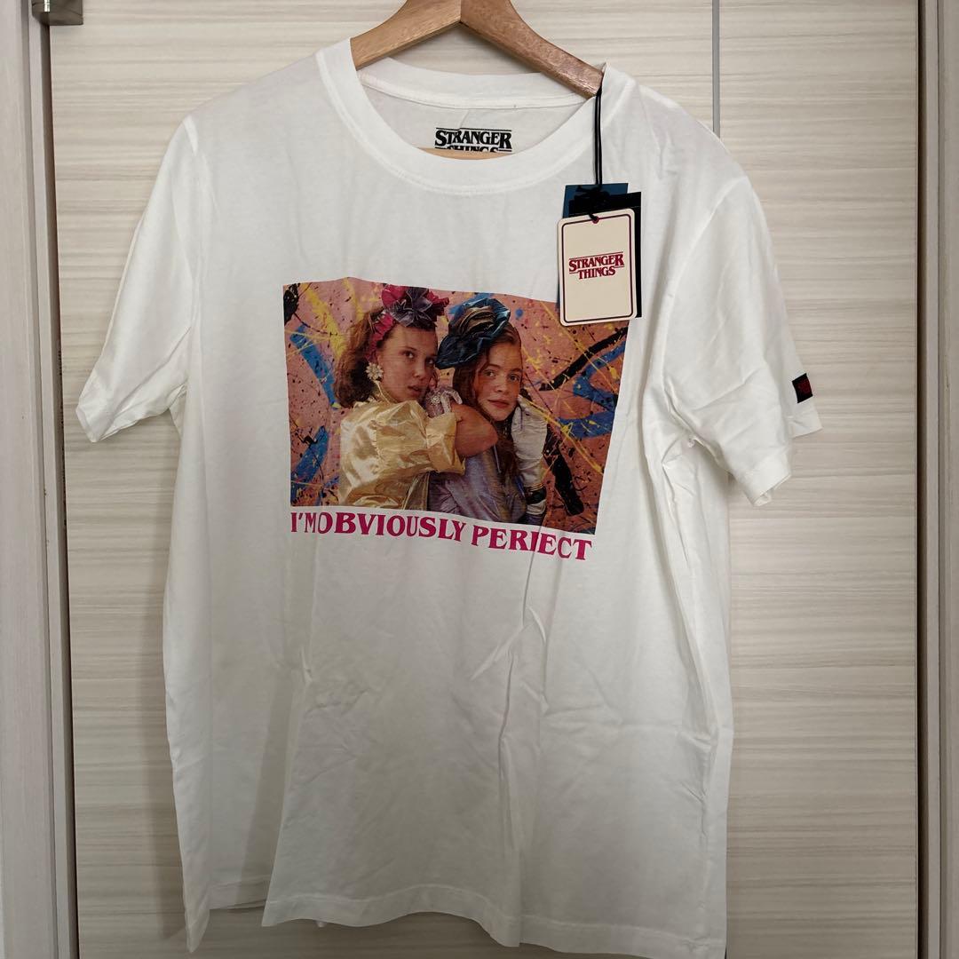STRANGER THINGS グラフィックTシャツ ホワイト