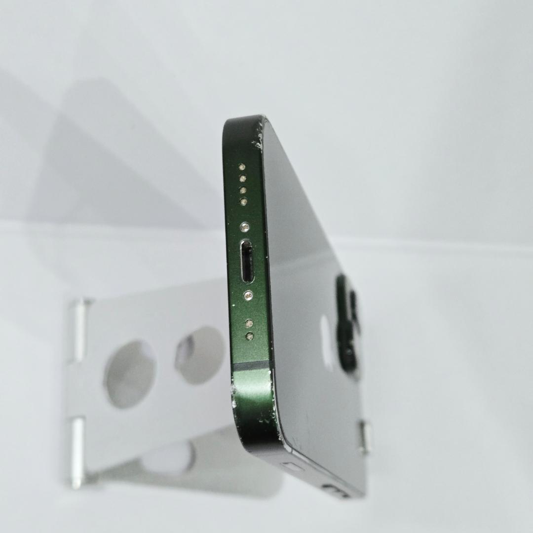 33 iPhone13mini グリーン SIMフリー 256GB 画面美品