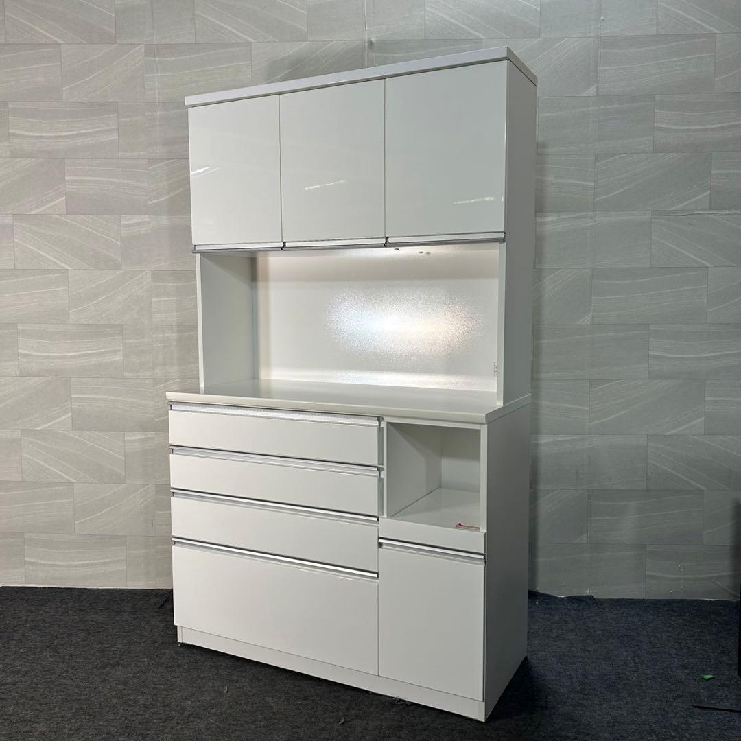 ニトリ 食器棚 レジューム 幅120cm シンプル キッチンボード d4111