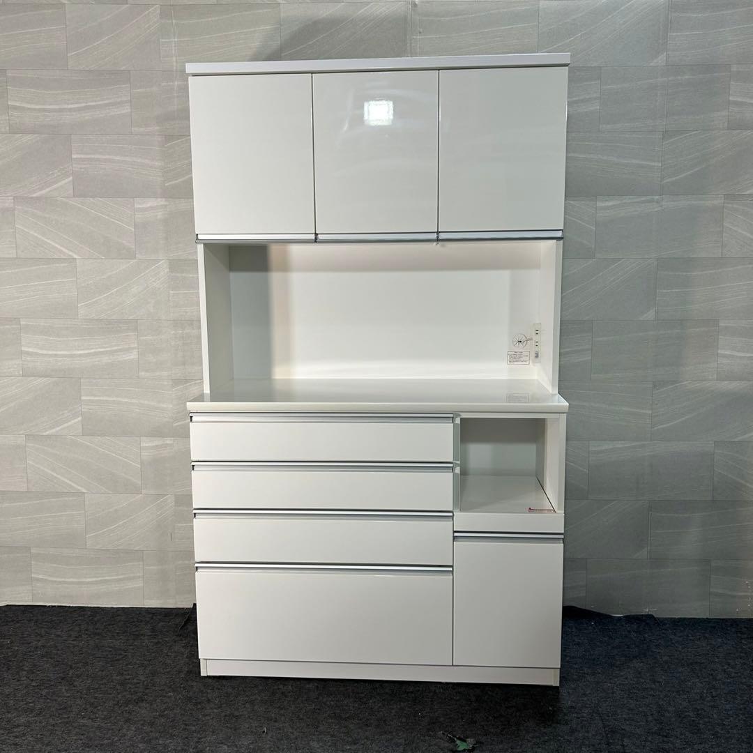 ニトリ 食器棚 レジューム 幅120cm シンプル キッチンボード d4111