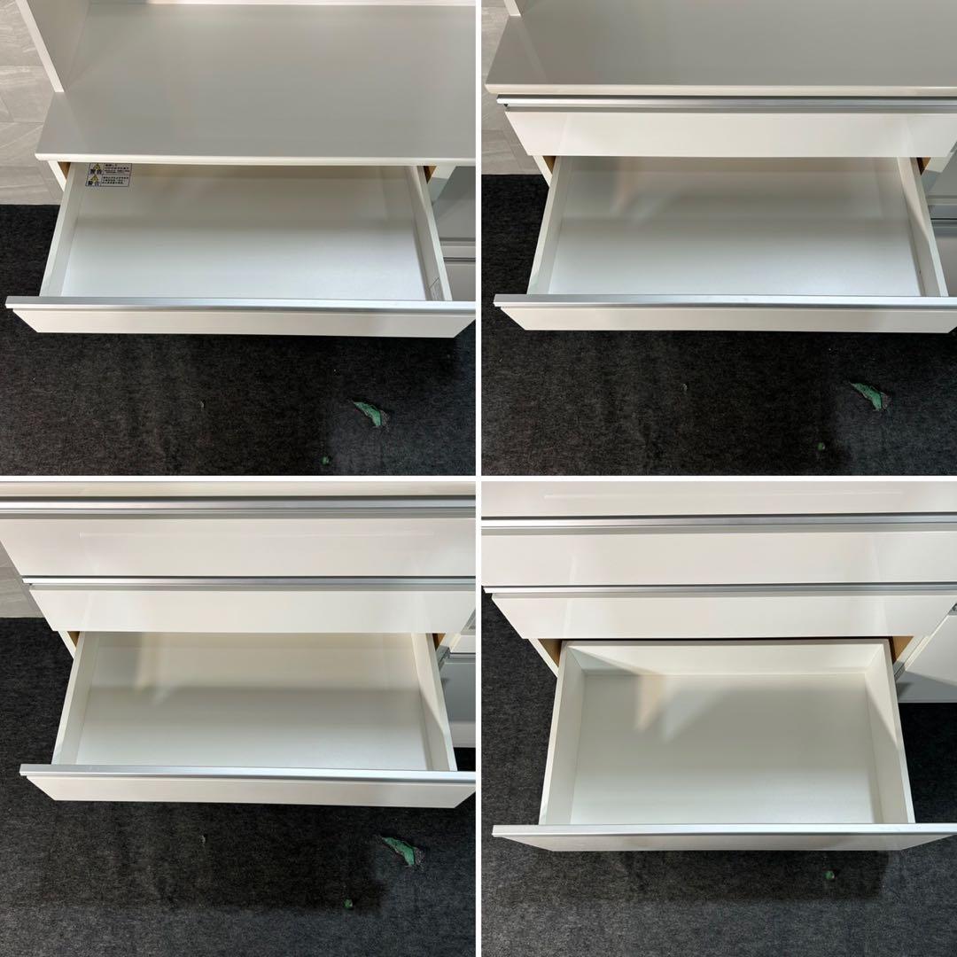 ニトリ 食器棚 レジューム 幅120cm シンプル キッチンボード d4111