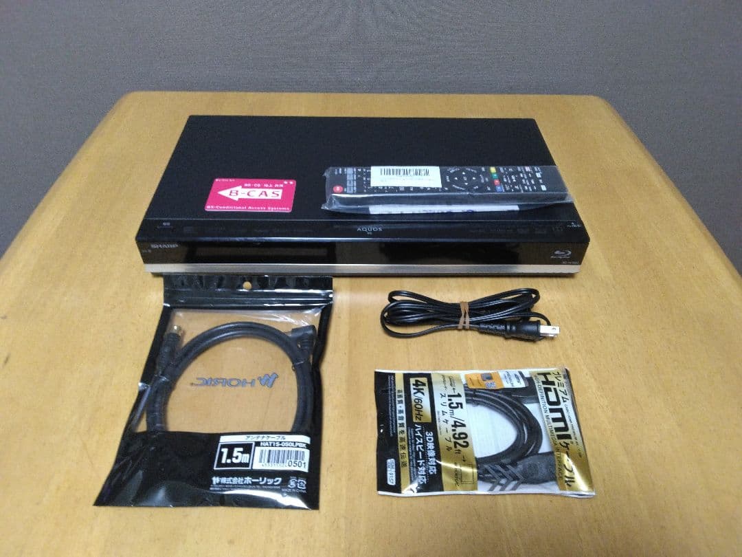 SHARP ブルーレイレコーダ BD－W1800 2番組同時録画　保証付き